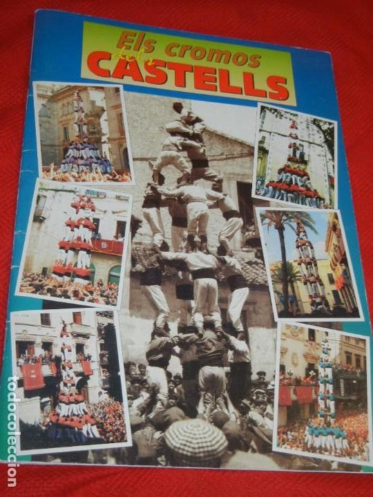 Colecionismo Cadernetas: ELS CROMOS DELS CASTELLS, 1995 - FALTA DE 12 CROMOS, incluye desplegable temporada 1995 falto de 4 c