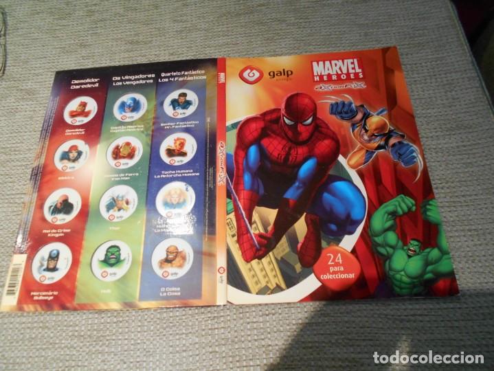 Collectionnisme Albums: album de cromos superheroes de gasolineras galp