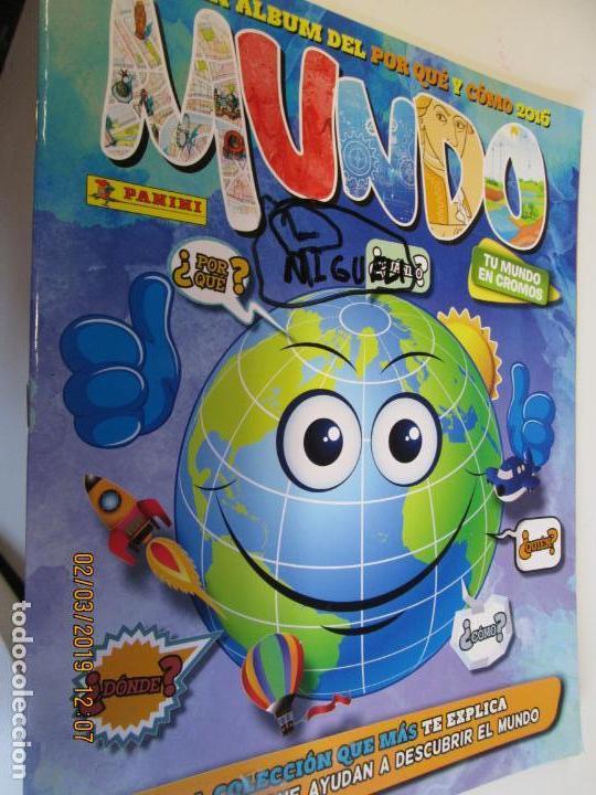 Collectionnisme Albums: MUNDO EL GRAN ALBUM DEL POR QUE Y COMO 2016 - PANINI