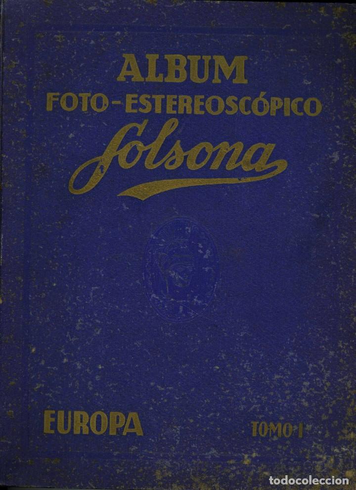 Colecionismo Cadernetas: &Aacute;lbum foto-estereosc&oacute;pico Solsona, tomo I 1933