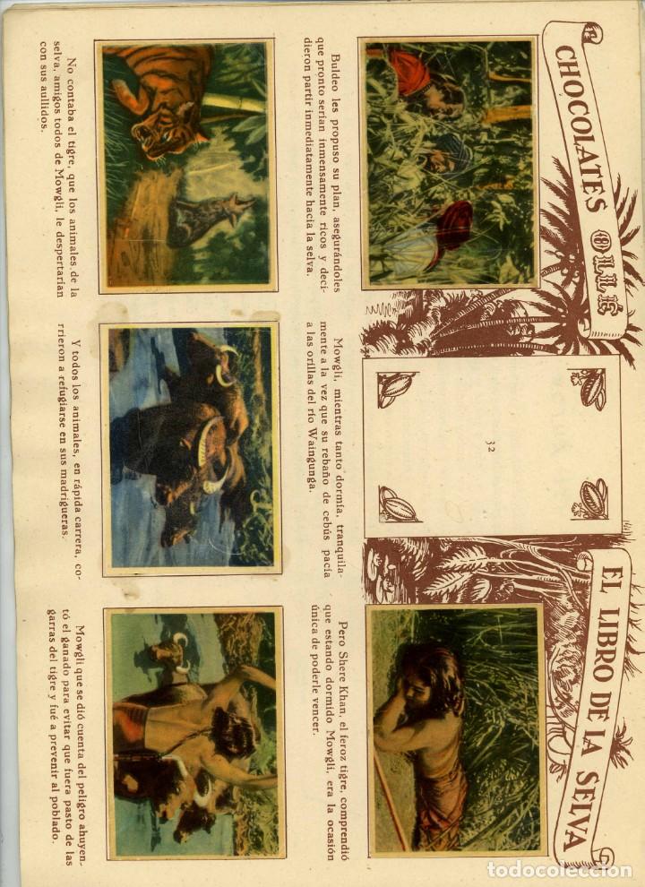 Coleccionismo &aacute;lbumes: El libro de la selva. Chocolates Oll&eacute; 1944 - Foto 4