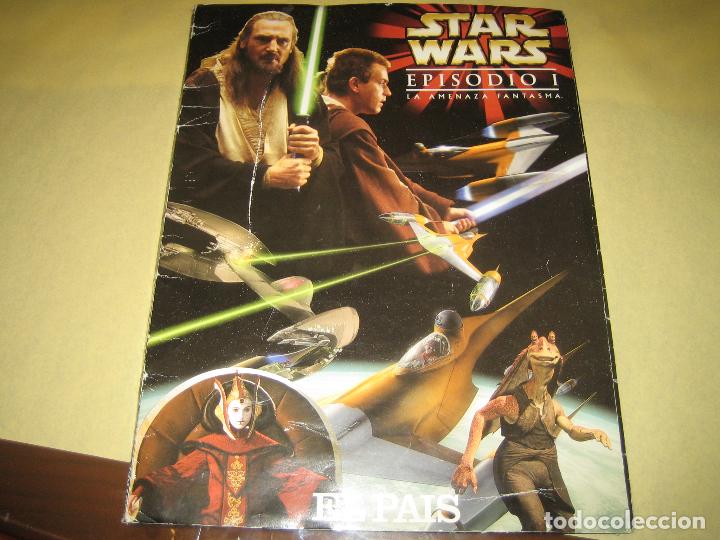 Collectable Incomplete Albums: STAR WARS - EL PAIS - CARPETAS CON 14 LAMINAS