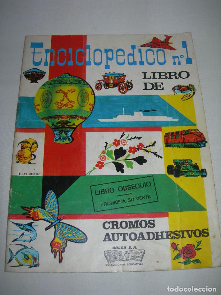 Collectionnisme Albums: ANTIGUO &Aacute;LBUM ENCICLOP&Eacute;DICO N&ordm; 1 DE EDITORIAL COLED - MUY COMPLETO A FALTA S&Oacute;LO DE 27 CROMOS -
