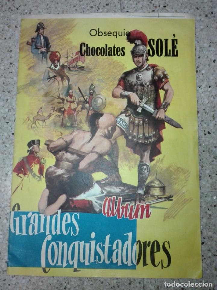 Collectable Incomplete Albums: &Aacute;lbum Grandes Conquistadores, de Chocolates Sol&eacute;
