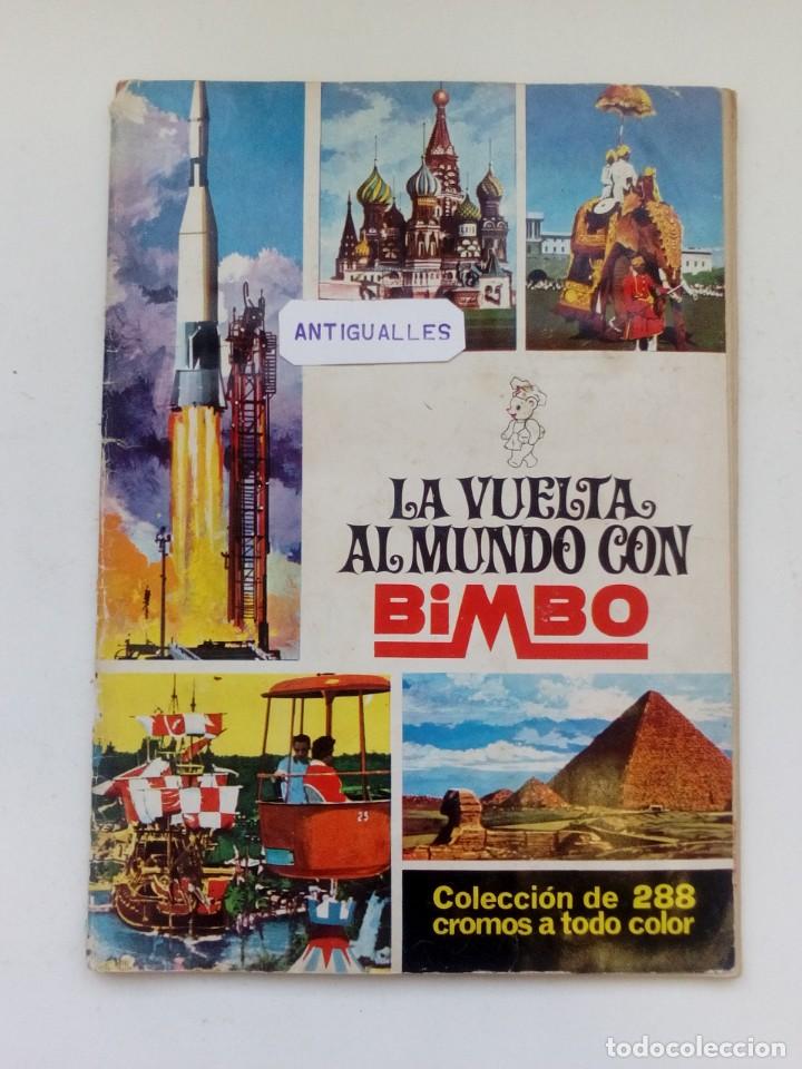 Colecionismo Cadernetas: ALBUM DE CROMOS INCOMPLETO LA VUELTA AL MUNDO CON BIMBO-SIMIL EDICIONES ESTE,PANINI,MUNDICROMO,FHER.