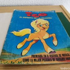 Coleccionismo Álbumes: ANTIGUO ÁLBUM VACÍO DE LA PELÍCULA DE DIBUJOS ICO, EL ESPÍRITU DE LA PRADERA. 1983. Lote 159209137