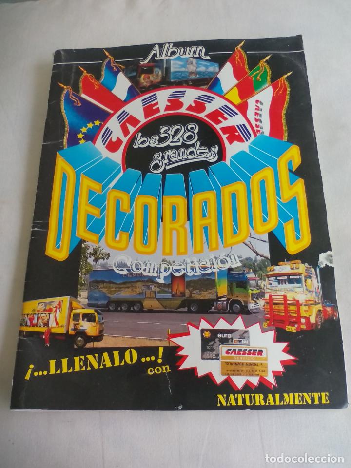 Collezionismo Album: ALBUM CROMOS CAESSER LOS 328 GRANDES DECORADOS - DECORACIONES EN CAMIONES con 261 cromos