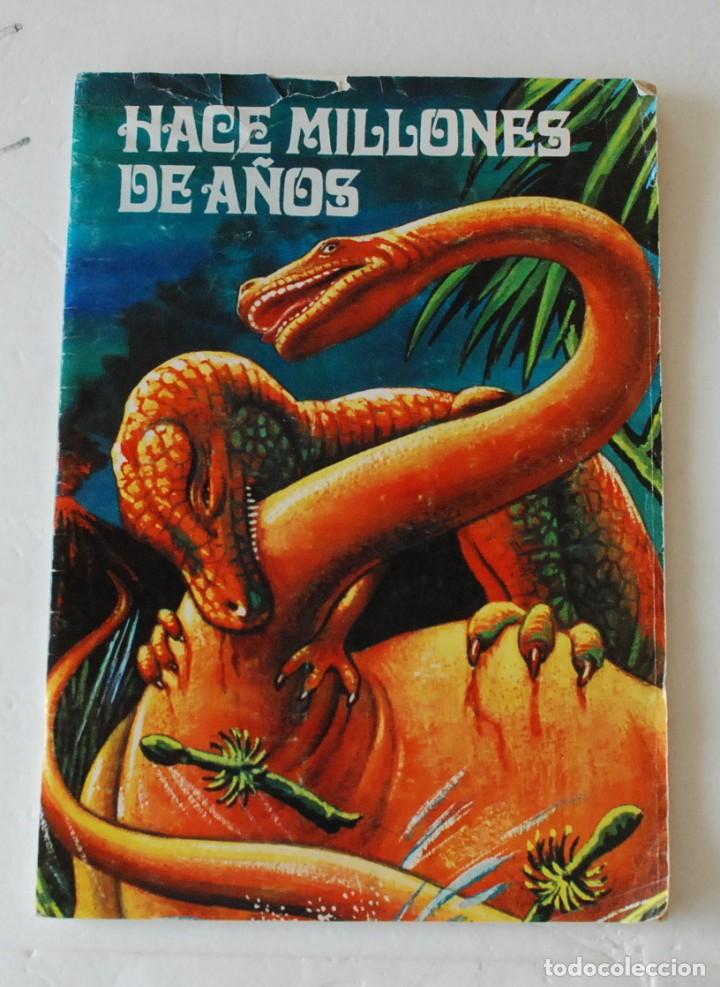 Collectable Incomplete Albums: ALBUM Hace millones de a&ntilde;os - ED. Ruiz Romero  A&Ntilde;O 1970 - Incompleto