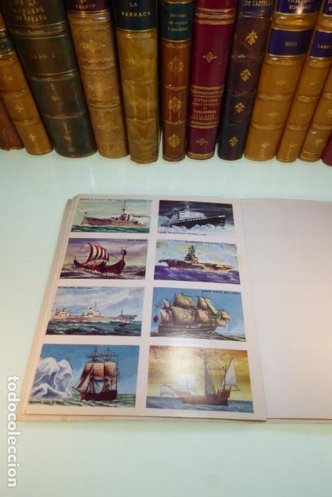 Coleccionismo &aacute;lbumes: Barcos. Solo cubierta y los 32 cromos. - Foto 3