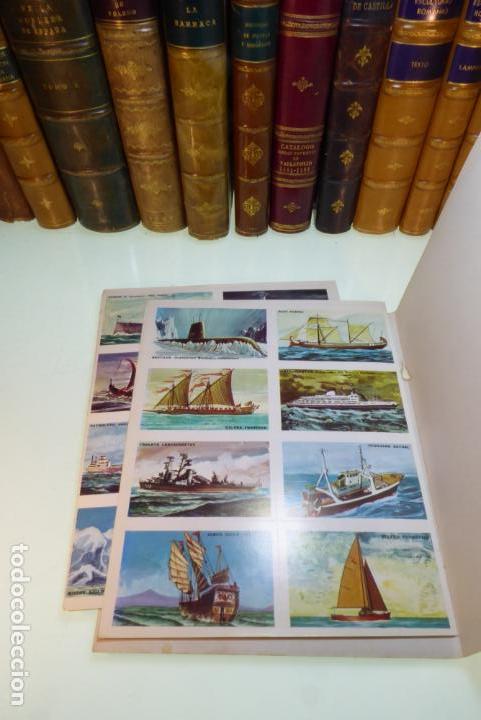 Coleccionismo &aacute;lbumes: Barcos. Solo cubierta y los 32 cromos. - Foto 4