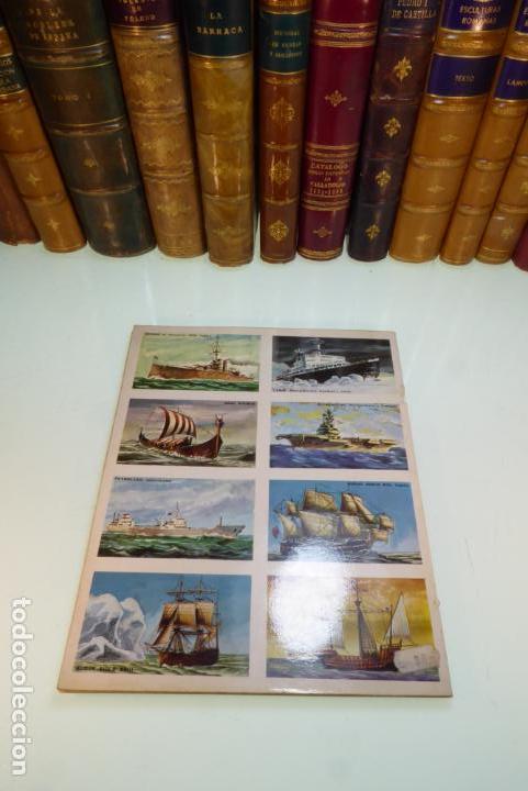 Coleccionismo &aacute;lbumes: Barcos. Solo cubierta y los 32 cromos. - Foto 5