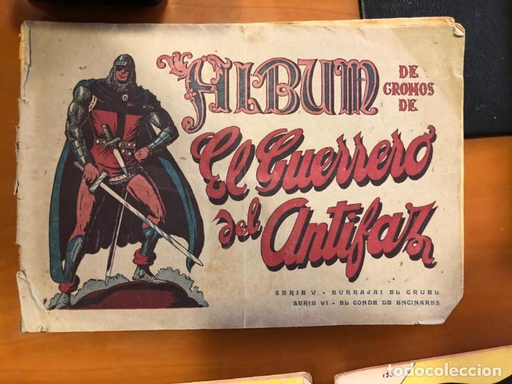 Coleccionismo &Aacute;lbumes: DIFICILISIMO ALBUM DEL GUERRERO DEL ANTIFAZ SERIES V Y SERIE VI FALTAN 25 CROMOS