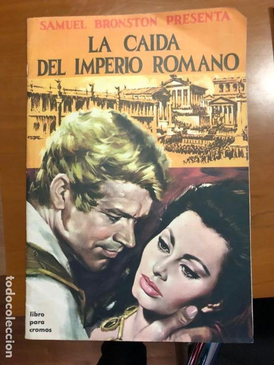 Collezionismo Album: la caida del imperio romano album con 110 cromos e puede llegar a vender sueltos