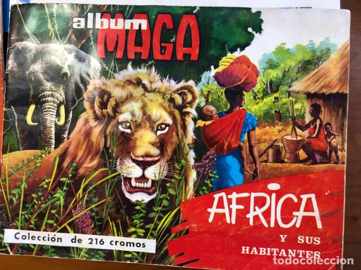 Collezionismo Album: africa y sus habitantes faltan 6 cromo buen estado se venden cromos sueltos