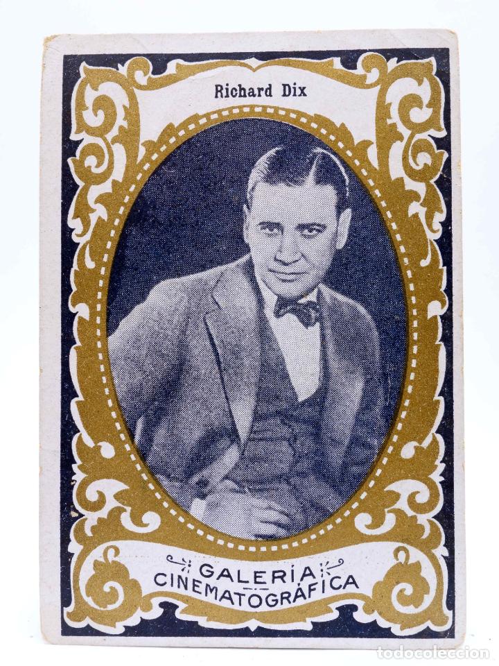 Collezionismo Album: CROMO GALER&Iacute;A CINEMATOGR&Aacute;FICA Serie B n&ordm; 13. RICHARD DIX. Chocolates Riucord, Circa 1930