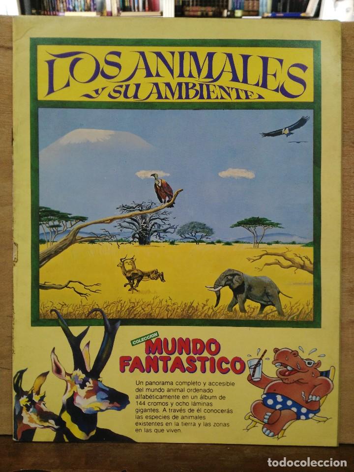 Collezionismo Album: Alb&uacute;m ``Los Animales y su ambiente&acute;&acute; - Colecci&oacute;n un Mundo Fant&aacute;stico - Ed. Bruguera (Sin Cromos)