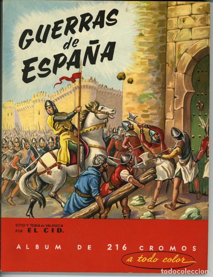 Coleccionismo &aacute;lbumes: Guerras de Espa&ntilde;a. Barcicrom 1962 - Foto 1