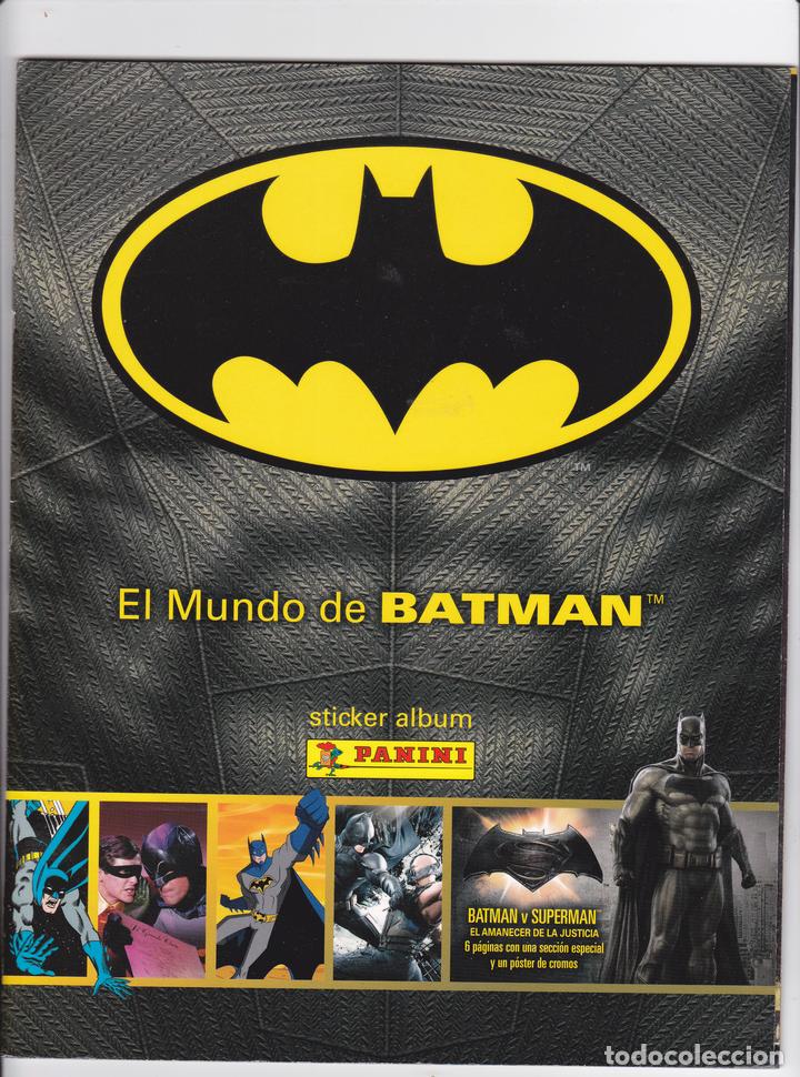 el mundo de batman. sticker album panini. album - Buy Incomplete antique  sticker albums on todocoleccion