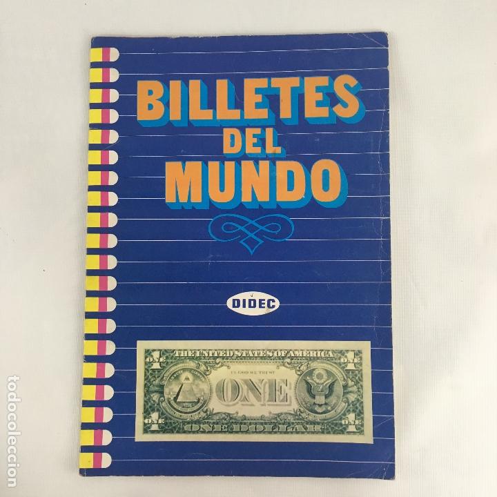 Collezionismo Album: BILLETES DEL MUNDO-INCOMPLETO-DIDEC-1984