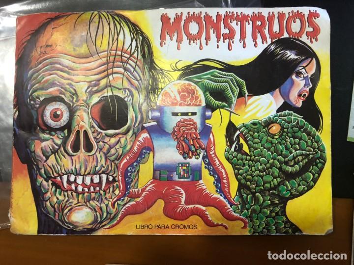 Collezionismo Album: monstruops mundicromo completo a falta de 19-35-51-53-55-68-78-200 se puede llegar a vender sueltos