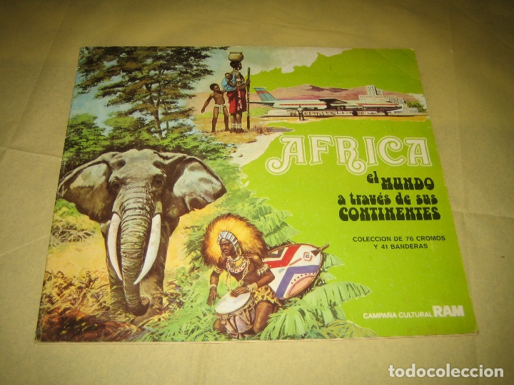 Collezionismo Album: AFRICA  - ALBUM CON 53 CROMOS - Y TODAS LAS  BANDERAS