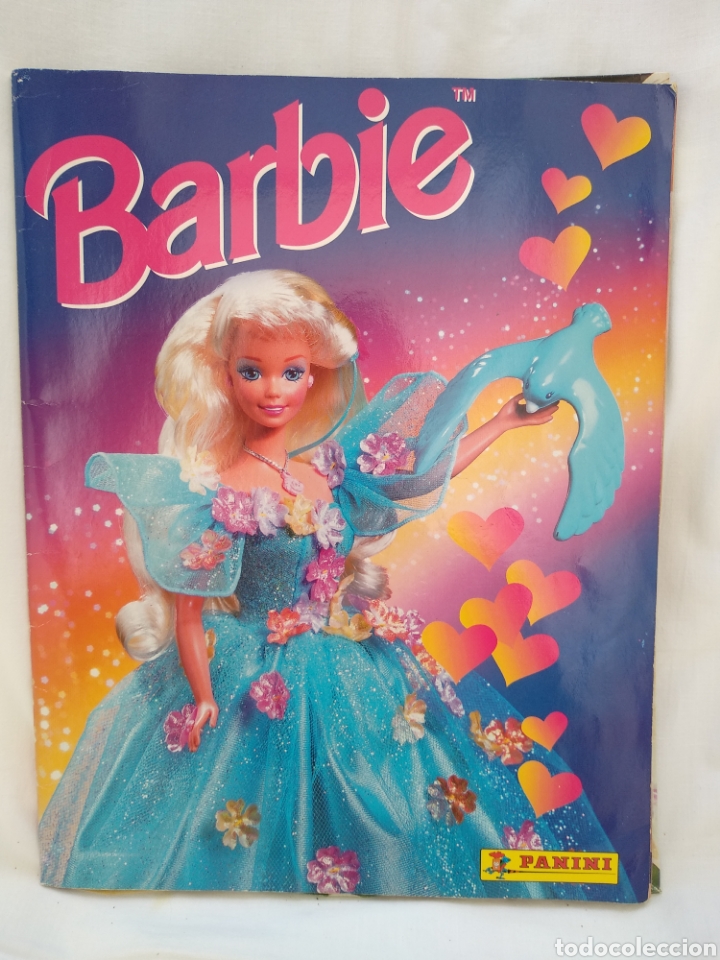 Coleccionismo &Aacute;lbumes: &Aacute;lbum Barbie grande. A&ntilde;o 1996. No completo. Incluye poster