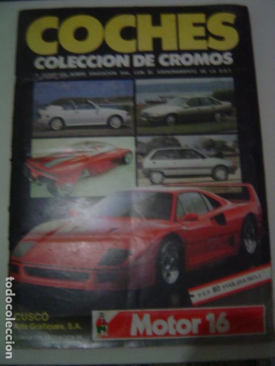 Collezionismo Album: ALBUM DE CROMOS COCHES- INCOMPLETO