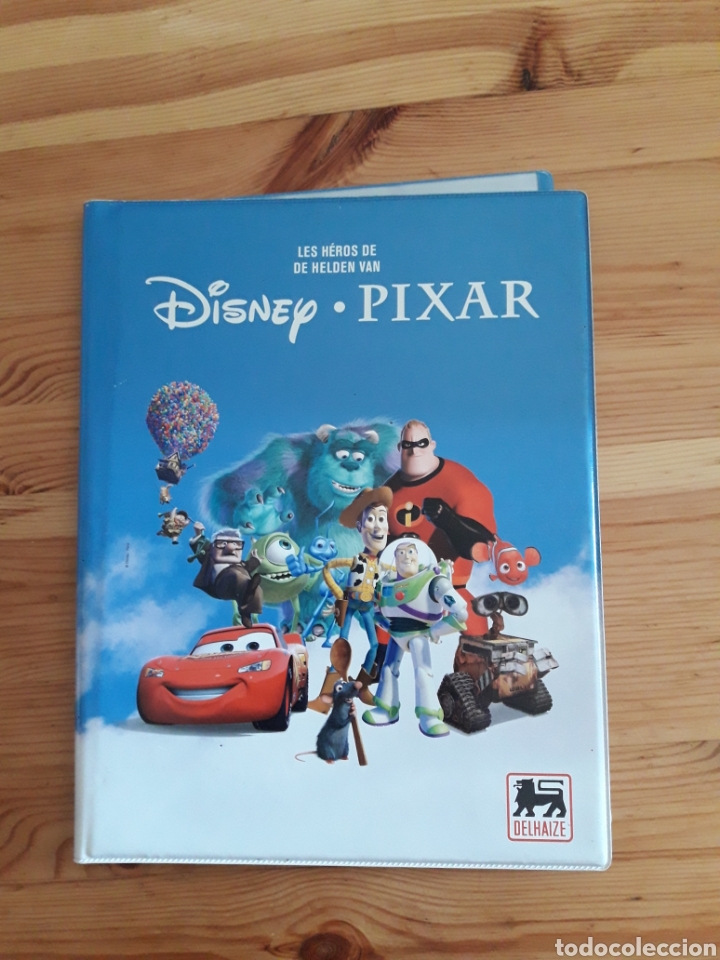 Collectable Incomplete Albums: Disney pixar los heroes album y 14 cartas en frances / aleman