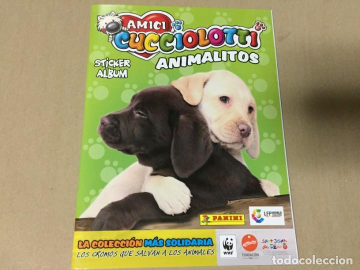 Collectable Incomplete Albums: ALBUM CROMOS AMICI CUCCIOLOTTI ANIMALITOS PANINI ALBUM A ESTRENAR