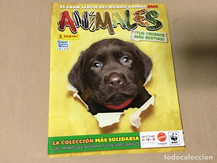 Collectable Incomplete Albums: EL GRAN ALBUM DEL MUNDO ANIMAL 2014 ANIMALES A ESTRENAR SIN NING&Uacute;N CROMO PANINI