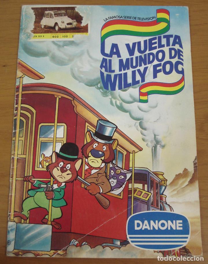 Collectable Incomplete Albums: LA VUELTA AL MUNDO DE WILLY FOG. PRECIOSO &Aacute;LBUM INCOMPLETO. 1976. DANONE