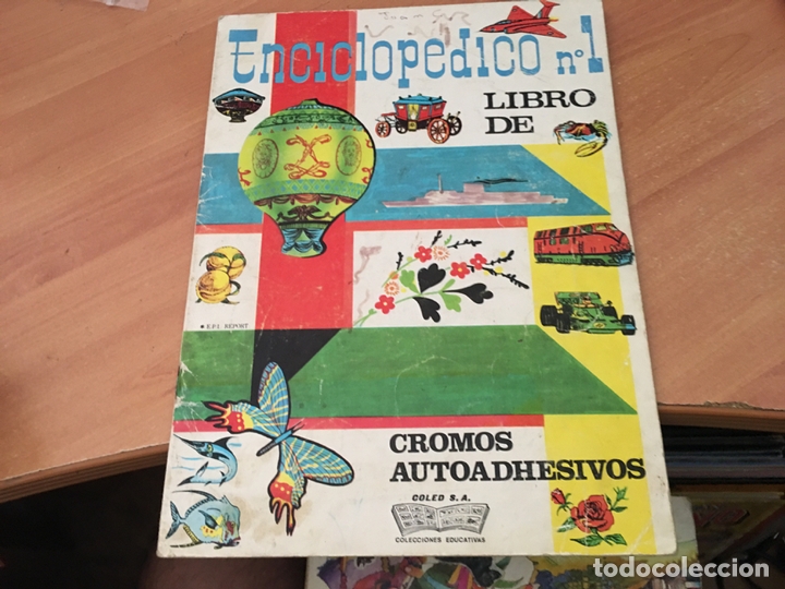Collectable Incomplete Albums: ENCICLOPEDICO N&ordm; 1 COLED. ALBUM INCOMPLETO CON 191 CROMOS (COB7)