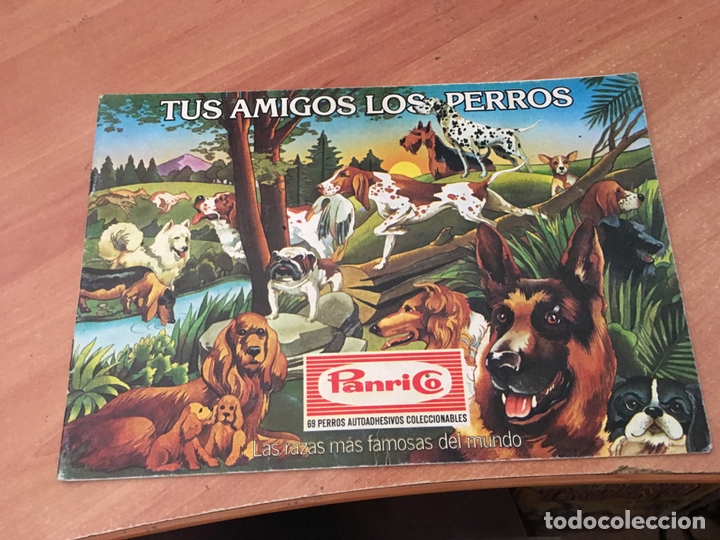 Collectable Incomplete Albums: TUS AMIGOS LOS PERROS PANRICO ALBUM INCOMPLETO CON 12 CROMOS (COB7)