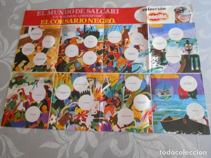 Collectable Incomplete Albums: album de cromos de nocilla de el corsario negro