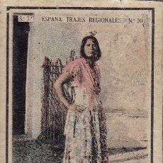 Coleccionismo Álbumes: CROMO C/. CERILLAS 1920 S7 ESPAÑA TRAJES REGIONALES Nº 20 ALBAICIN GRANADA . Lote 172787310