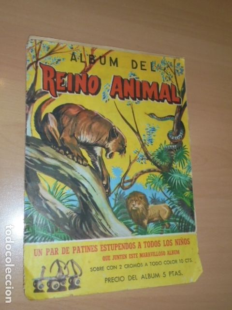 Collezionismo Album: ALBUM DEL REINO ANIMAL IN COMPLETO - FALTA EL N&ordm; 111 DE 113 - ED. COSTA (A FALTA DE 1 CROMO)