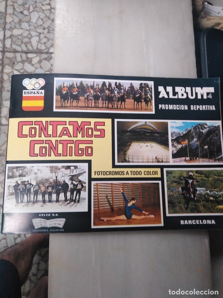 Colecionismo Cadernetas: Album de cromos por estrenar Contamos Contigo a&ntilde;os 70