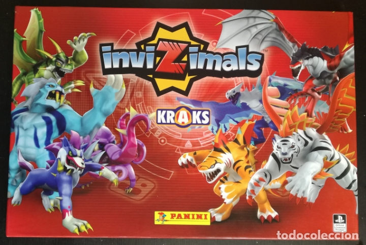 Collectionnisme Albums: Caja-archivador-album Invizimals Kraks, Panini - Contiene 9 tazos