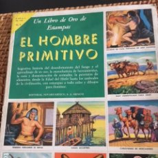 Coleccionismo Álbumes: EL HOMBRE PRIMITIVO. LIBRO DE ORO DE ESTAMPAS. NOVARO MEXICO.