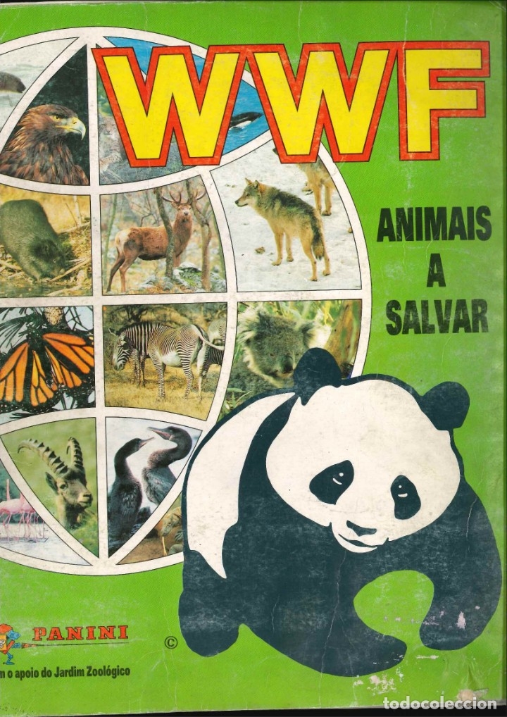 Collezionismo Album: WWF ANIMAIS A SALVAR PORTUGUES ALBUM