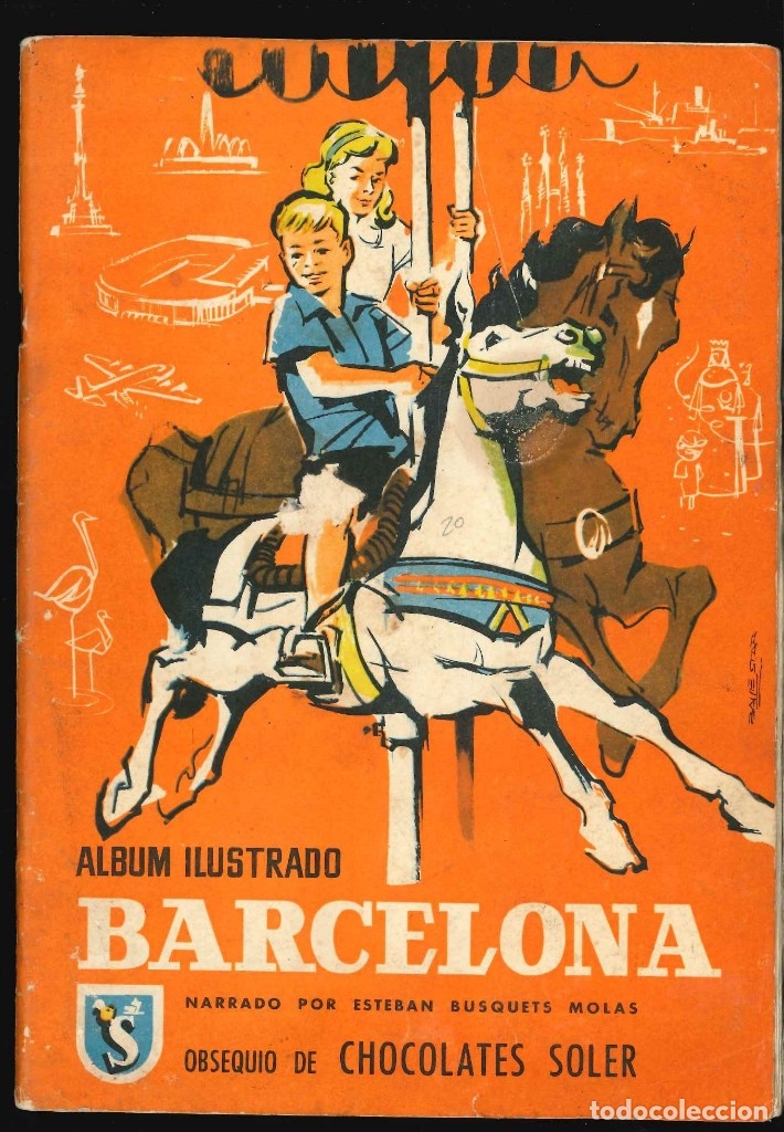 Colecionismo Cadernetas: ALBUM ILUSTRADO BARCELONA OBSEQUI DE CHCOCOLATES SOLER