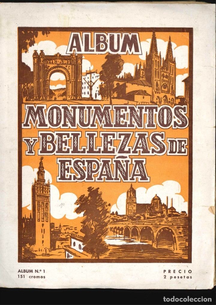 Collectionnisme Albums: ALBUM MONUMENTOS Y BELLEZAS DE ESPA&Ntilde;A