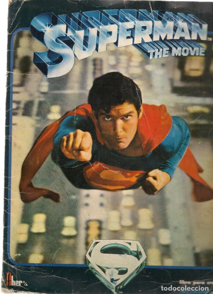 Collectionnisme Albums: SUPERMAN. THE MOVIE.  &Aacute;LBUM. FALTAN 17 CROMOS. FHER. 1978. INCOMPLETO. (ST/PN2)