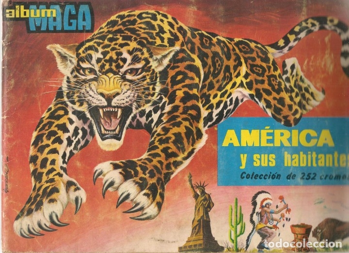Collectionnisme Albums: &Aacute;MERICA Y SUS HABITANTES. &Aacute;LBUM MAGA. TIENE 116 CROMOS. (ST/PN3)