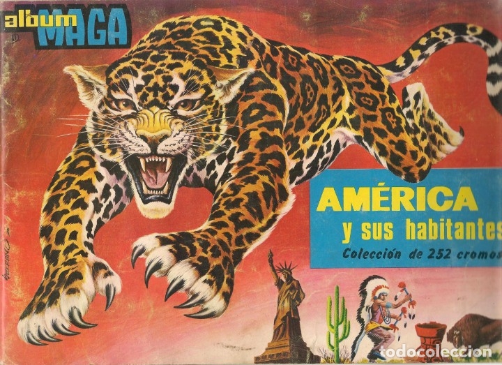 Collectionnisme Albums: &Aacute;MERICA Y SUS HABITANTES. &Aacute;LBUM MAGA. TIENE 104 CROMOS. (ST/PN3)