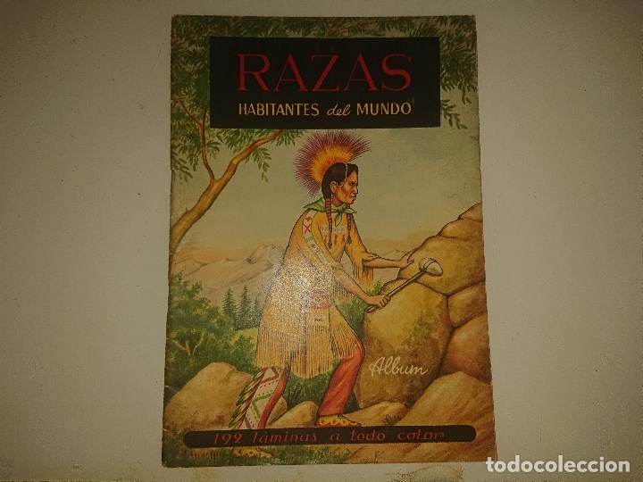 Collectionnisme Albums: Album de Cromos Incompleto - RAZAS HABITANTES DEL MUNDO , LEER Descipcion