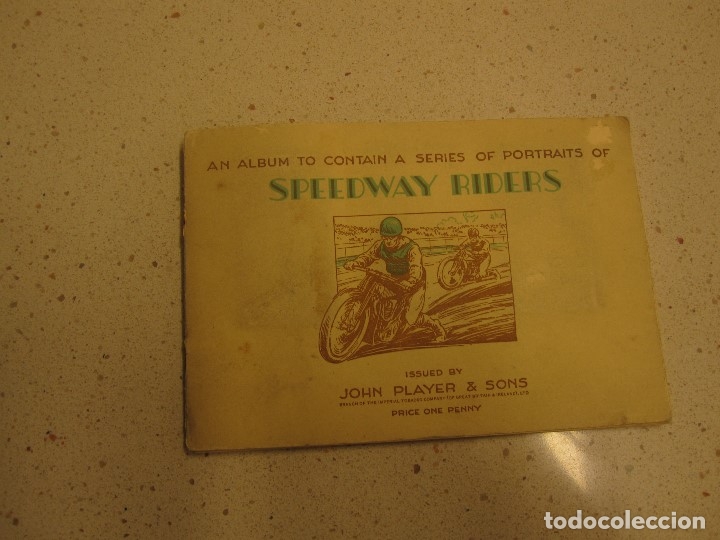 Coleccionismo &Aacute;lbumes: ALBUM INGLES CROMOS CONDUCTORES MOTOCICLISMO