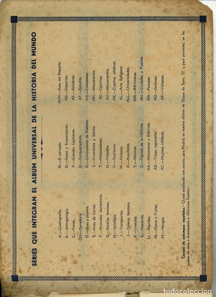 Colecionismo Cadernetas: Reyes espa&ntilde;oles y portugueses. Matias Lopez 1901
