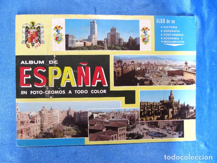 Collectable Incomplete Albums: &Aacute;LBUM VACIO. &Aacute;LBUM DE ESPA&Ntilde;A. COLED S.A. 1967.