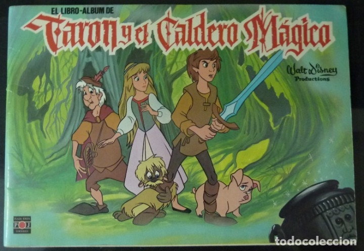 Collectionnisme Albums: TARON Y EL CALDERO MAGICO /WALT DISNEY/ ALBUM/ INCOMPLETO